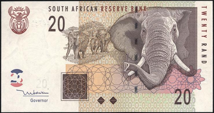 Südafrika / South Africa P.129a  20 Rand (2005) (1) 