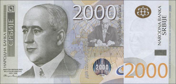 Serbien / Serbia P.61a 2000 Dinara 2011 (1) 