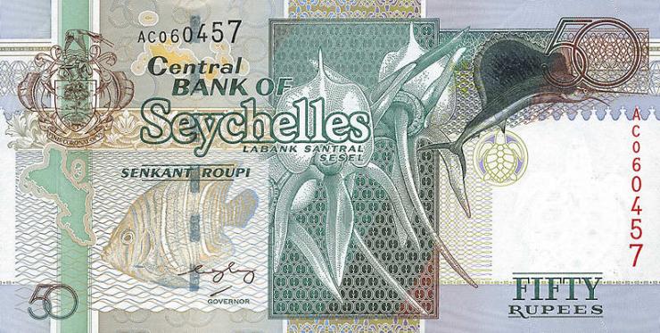 Seychellen / Seychelles P.39A 50 Rupien (2005) (1) 