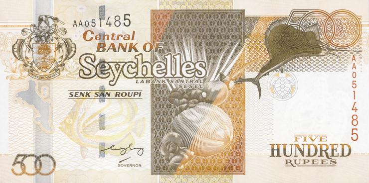 Seychellen / Seychelles P.41 500 Rupien (2005) (1) 