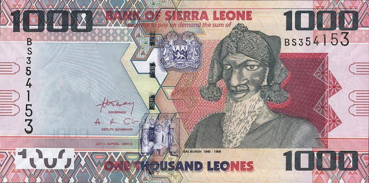 Sierra Leone P.30 1000 Leones 2010 (1) 