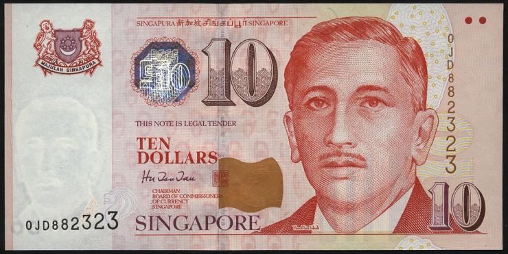 Singapur / Singapore P.40 10 Dollars (1999) (1) 