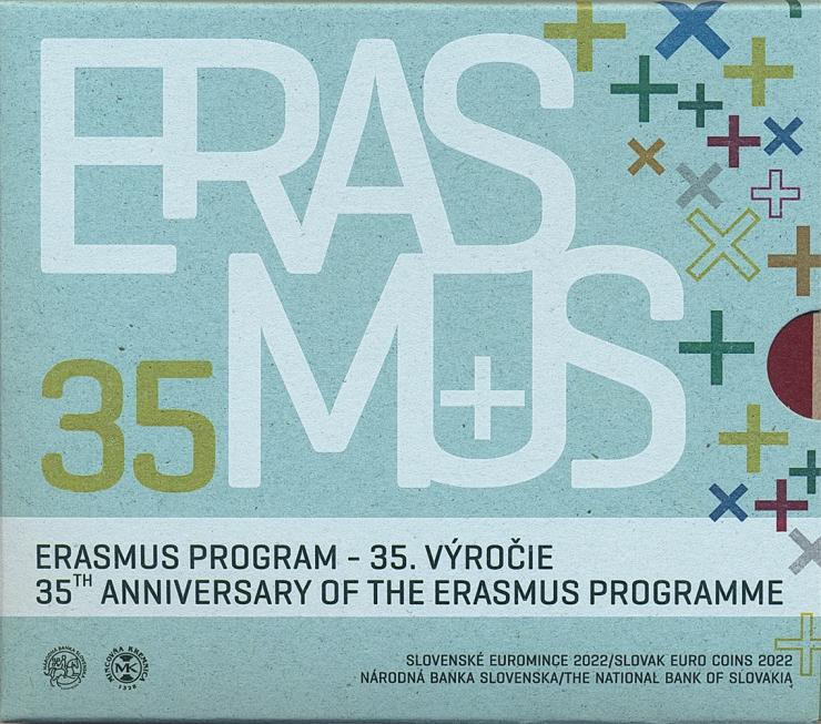 Slowakei Euro-KMS 2022 Gemeinschaftsausgabe "35 Jahre Erasmus-Programm" 
