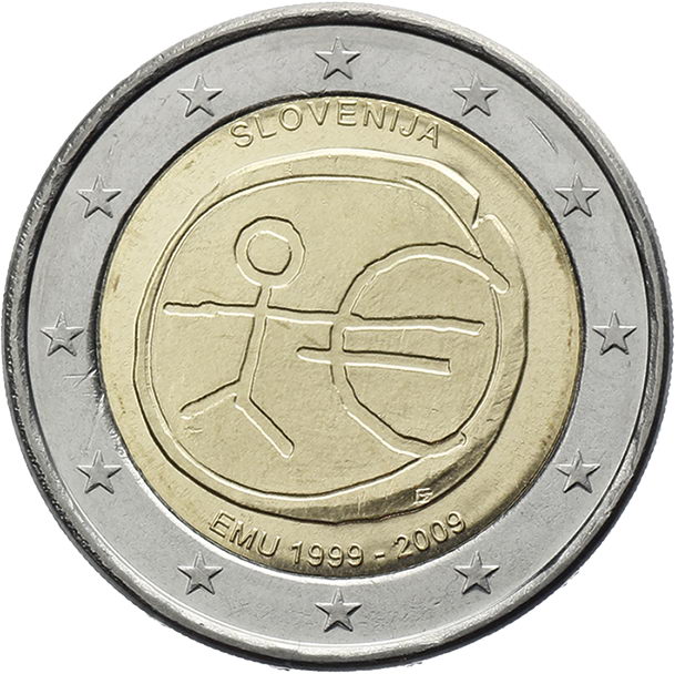 Slowenien 2 Euro 2009 WWU 