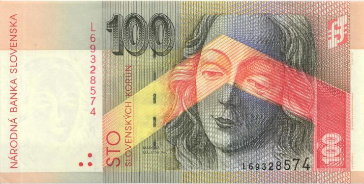 Slowakei / Slovakia P.25c 100 Kronen 1999 (1) 