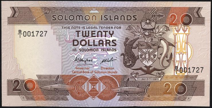 Solomon Inseln / Solomon Islands P.16 20 Dollars (1986) (1) 