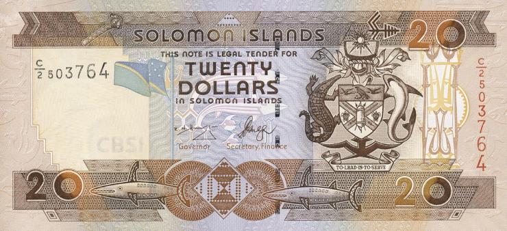 Solomon Inseln / Solomon Islands P.28a 20 Dollars (2006) (1) 