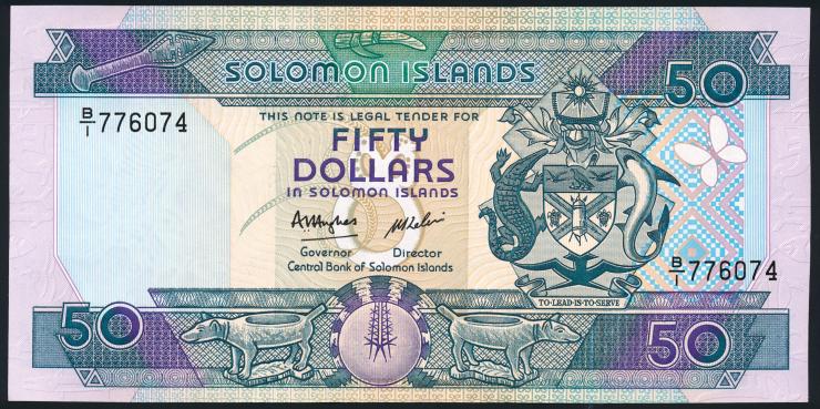 Solomon Inseln / Solomon Islands P.17 50 Dollars (1986) (1) 