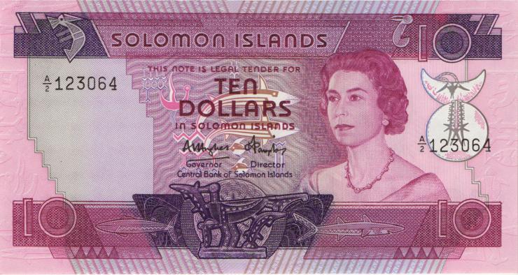 Solomon Inseln / Solomon Islands P.11 10 Dollars (1984) (1) 