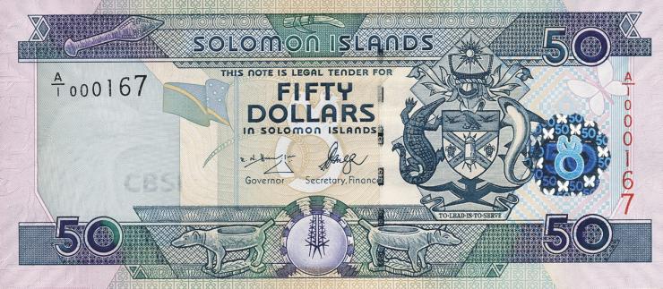 Solomon Inseln / Solomon Islands P.29a 50 Dollars (2004) (1) 