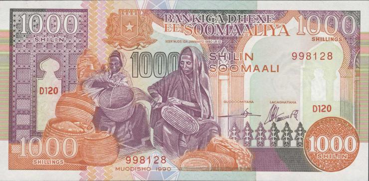 Somalia P.37a 1000 Shillings 1990 (1) 
