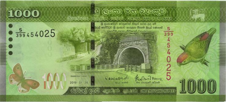 Sri Lanka P.127e 1.000 Rupien 2019 (1) 