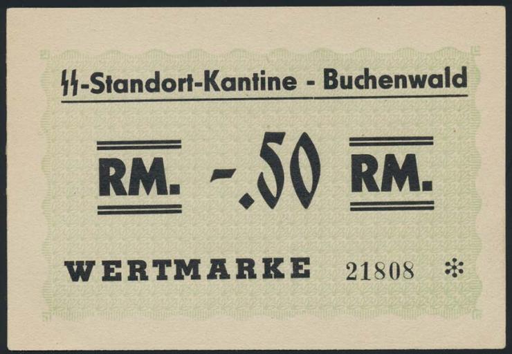 SS Standortkantine Buchenwald 0,50 RM (1/1-) 