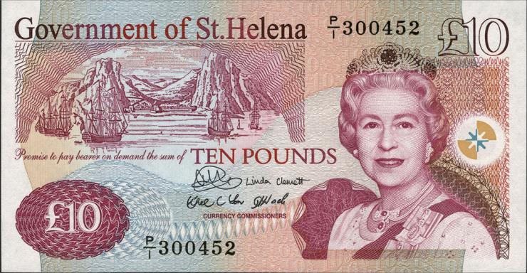 St. Helena / Saint Helena P.12a 10 Pounds  2004 (1) 