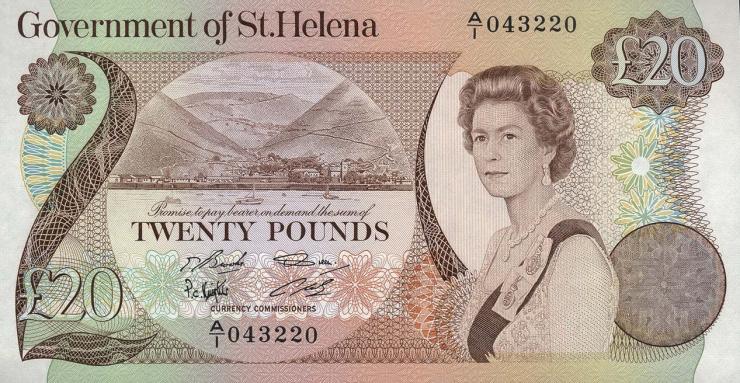 St. Helena / Saint Helena P.10 20 Pounds (1986) (1) 