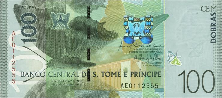St. Thomas / Saint Thomas and Prince P.74 100 Dobras 2016 (1) 