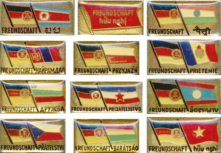 Stasi-Observationsabzeichen - Flaggenausgabe (12 Stück) 