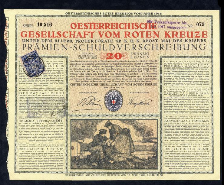 Österreich / Austria 20 Kronen 1916 (2) 