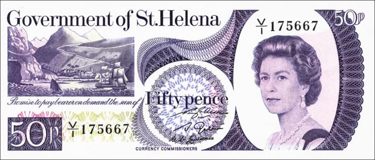 St. Helena / Saint Helena P.05 50 Pence (1979) (1) 
