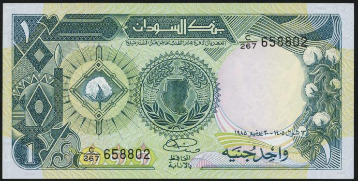 Sudan P.32 1 Pound 1985 (1) 