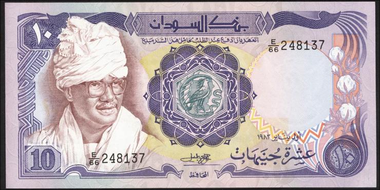 Sudan P.27 10 Pounds 1983 (1) 
