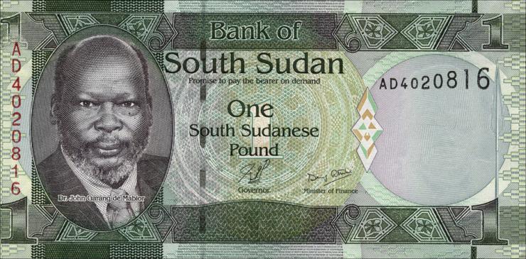 Süd Sudan / South Sudan P.05 1 Pound 2011 (1) 
