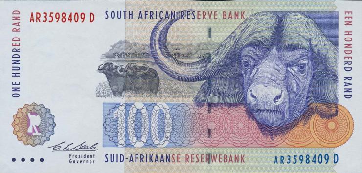 Südafrika / South Africa P.126a 100 Rand (1994) (1) 