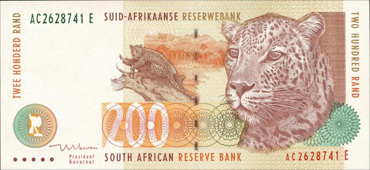 Südafrika / South Africa P.127b 200 Rand (1999) (1) 