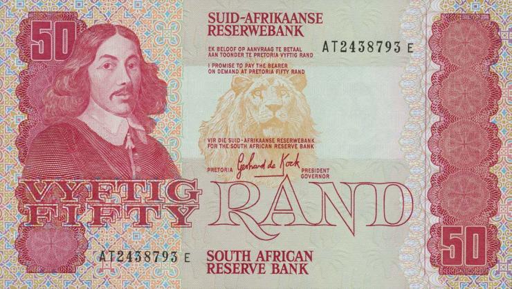 Südafrika / South Africa P.122a 50 Rand (1984) (1) 