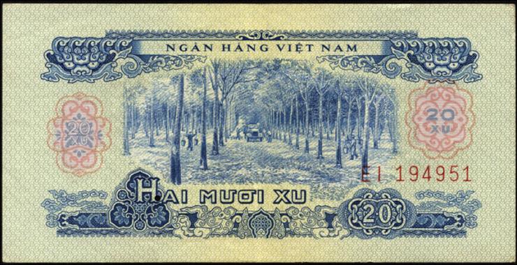 Südvietnam / Viet Nam South P.038 20 Xu 1966 (1975) (1/1-) 