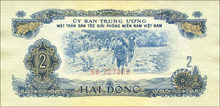 Südvietnam / Viet Nam South Nationale Front P.R5 2 Dong (1963) (1) 