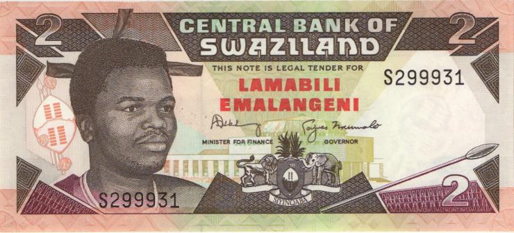 Swasiland / Swaziland P.18b 2 Emalangeni (1994) (1) 