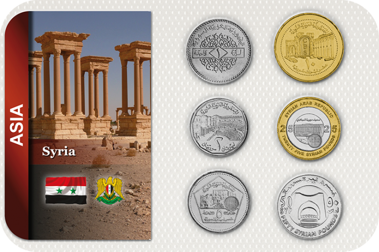 Kursmünzensatz Syrien / Coin Set Syria 