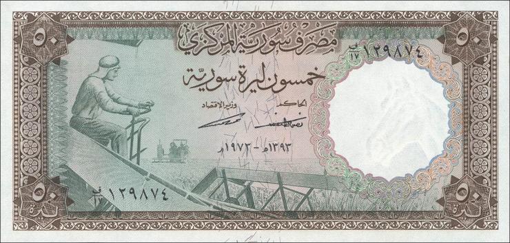 Syrien / Syria P.097b 50 Pounds 1973 (1) 