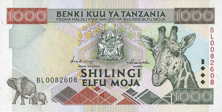 Tansania / Tanzania P.31 1000 Shillings (1997) (1) 