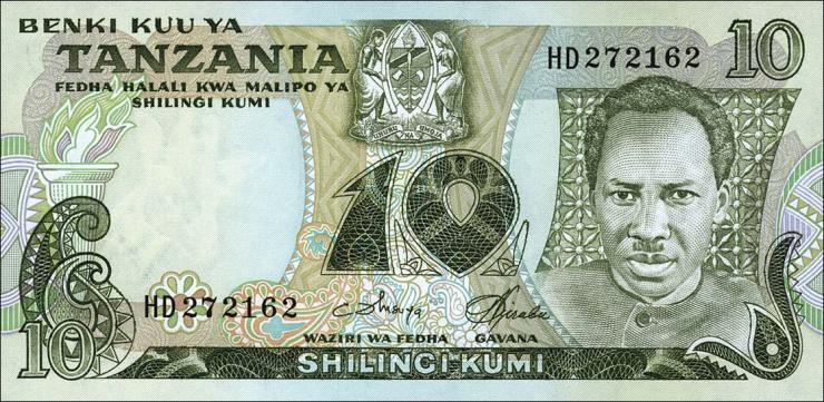 Tansania / Tanzania P.06c 10 Shillings (1978) (1) 