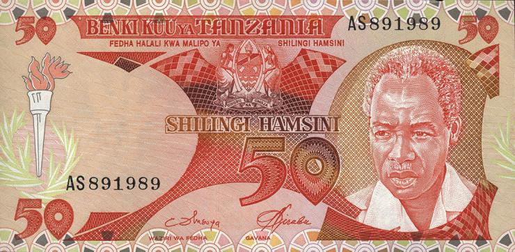 Tansania / Tanzania P.10 50 Shillings (1985) (1) 