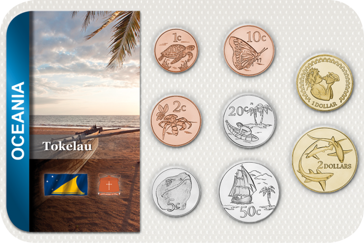 Kursmünzensatz Tokelau / Coin Set Tokelau 