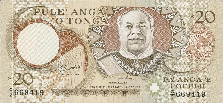 Tonga P.35c 20 Pa´anga (1995) (1) 