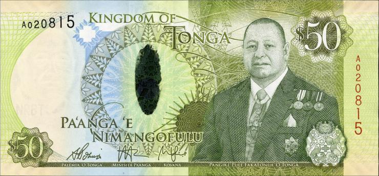 Tonga P.48 50 Pa'anga 2015 (1) 