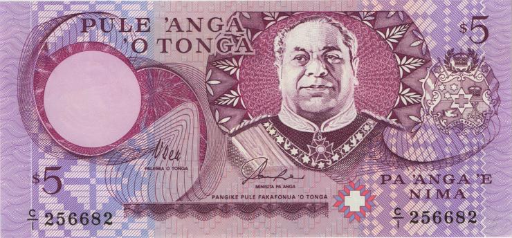 Tonga P.33a 5 Pa´anga (1995) (1) 