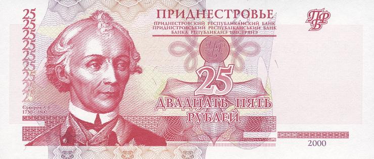 Transnistrien / Transnistria P.37 25 Rubel 2000 (1) 