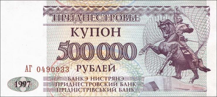 Transnistrien / Transnistria P.33 500.000 Rubel 1997 (1) 
