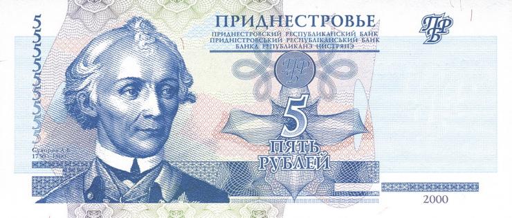 Transnistrien / Transnistria P.35 5 Rubel 2000 (1) 