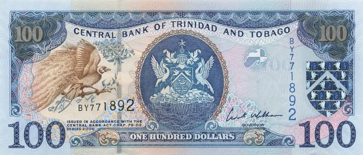 Trinidad & Tobago P.51a 100 Dollars 2006 (1) 