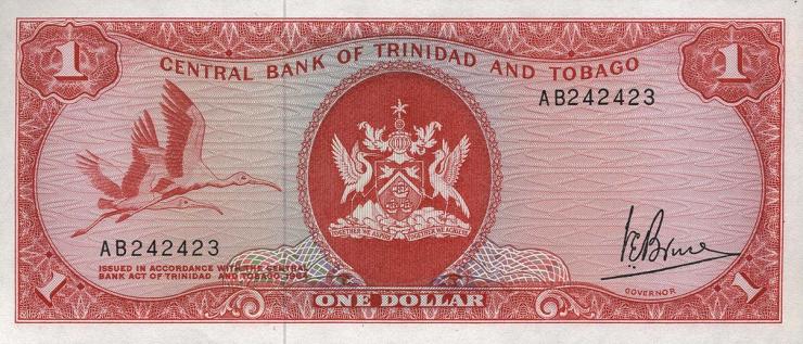 Trinidad & Tobago P.30a 1 Dollar (1977) (1) 