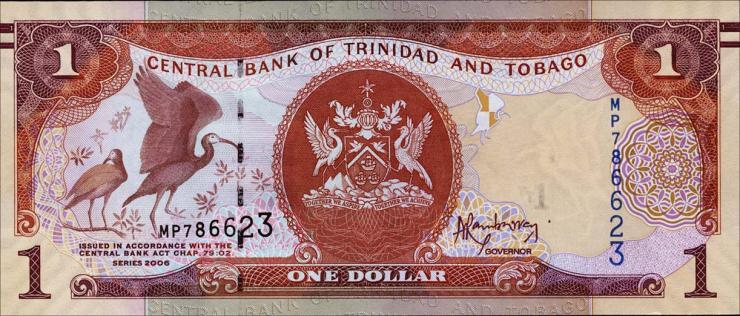Trinidad & Tobago P.46A 1 Dollar 2006 (2014)  (1) 