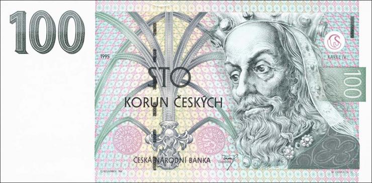 Tschechien / Czech Republic P.12 100 Kronen 1995 (1) 