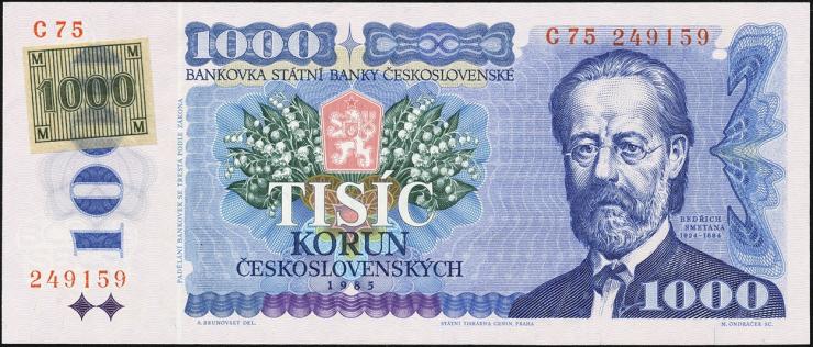 Tschechien / Czech Republic P.03a 1000 Kronen (1993) (1) 