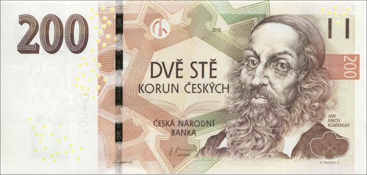 Tschechien / Czech Republic P.19f 200 Kronen 2018 (1) 